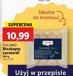 Lidl Biszkopty savoiardi Italiamo oferta