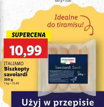 Lidl Biszkopty savoiardi Italiamo oferta