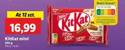 Lidl Batoniki Kitkat mini oferta