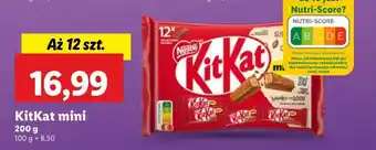 Lidl Batoniki Kitkat mini oferta