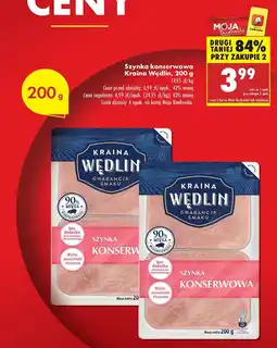 Biedronka Szynka konserwowa Kraina wędlin oferta