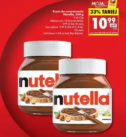 Biedronka Krem czekoladowo-orzechowy Nutella oferta