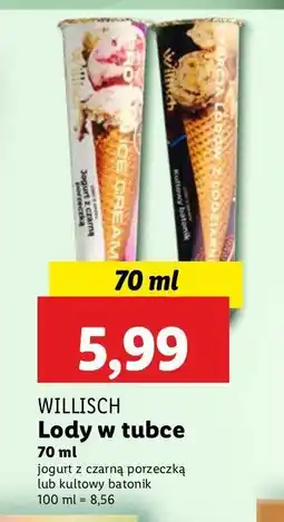 Lidl Lody kultowy batonik Willisch oferta