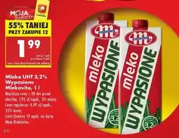 Biedronka Mleko 3.2% Mlekovita wypasione oferta
