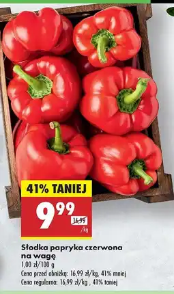 Biedronka Papryka czerwona słodka oferta