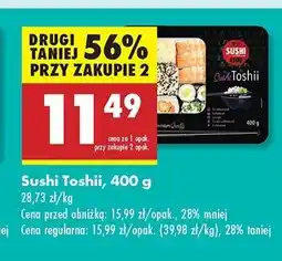 Biedronka Sushi toshii Sushi 4you oferta