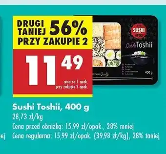 Biedronka Sushi toshii Sushi 4you oferta