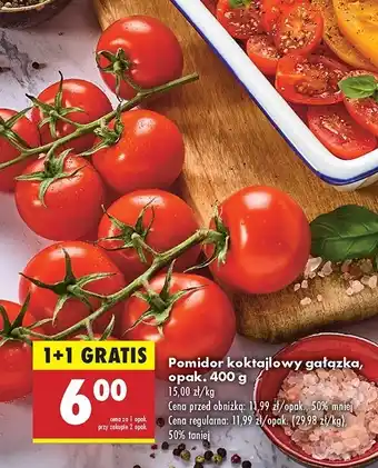Biedronka Pomidory koktajlowe - gałązka oferta