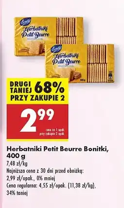 Biedronka Herbatniki petit beurre Bonitki oferta