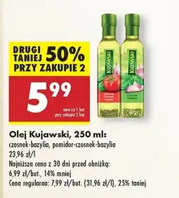 Biedronka Olej pomidor czosnek bazylia Kujawski kruszwica oferta