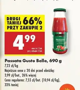 Biedronka Passata classica Gustobello oferta