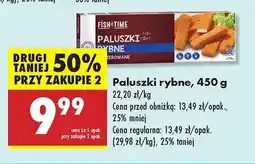 Biedronka Paluszki rybne panierowane Fish time oferta