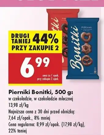 Biedronka Pierniki w czekoladzie Bonitki oferta