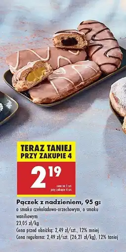 Biedronka Pączek z nadzieniem waniliowym oferta