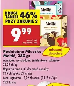 Biedronka Podniebne mleczko kokosowe Meltie oferta