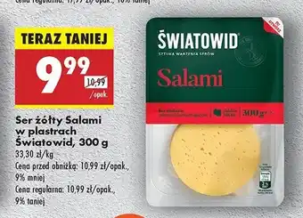 Biedronka Ser salami Światowid oferta