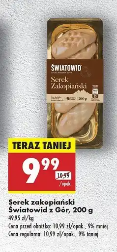 Biedronka Serek zakopiański Światowid oferta