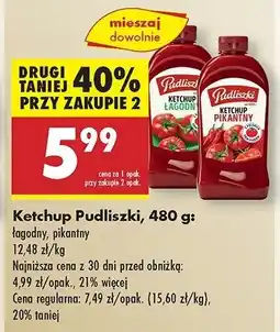 Biedronka Ketchup pikantny Pudliszki oferta