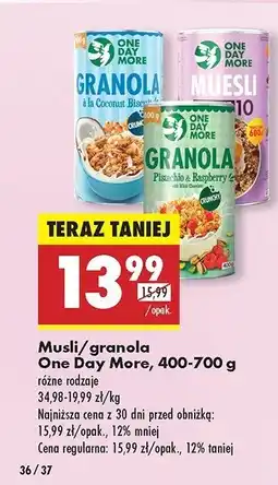 Biedronka Musli perfect 10 violet One day more oferta