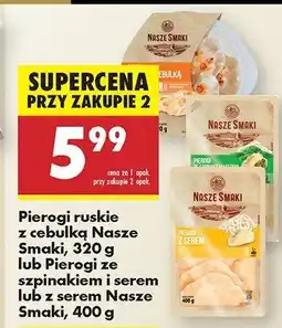 Biedronka Pierogi z serem Nasze smaki oferta