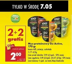 Biedronka Mus czekoladowy Go active oferta