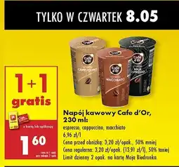 Biedronka Napój kawowy macchiato Cafe d'or oferta