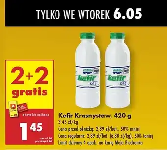 Biedronka Kefir Krasnystaw oferta