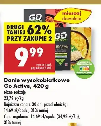 Biedronka Kurczak w sosie toskańskim Go active oferta