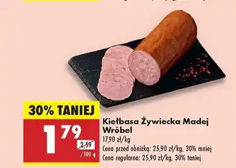 Biedronka Kiełbasa żywiecka Madej & wróbel oferta