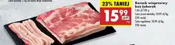 Biedronka Boczek wieprzowy bez żeberek oferta
