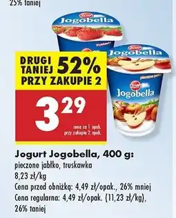 Biedronka Jogurt pieczone jabłko Zott jogobella oferta