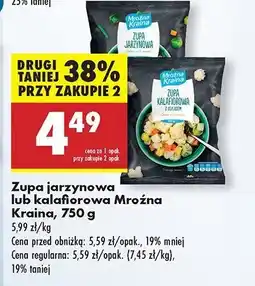 Biedronka Zupa kalafiorowa Mroźna kraina oferta