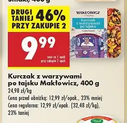 Biedronka Kurczak z warzywami po tajsku Makłowicz i synowie oferta