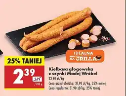 Biedronka Kiełbasa głogowska z szynki Madej & wróbel oferta