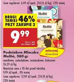 Biedronka Podniebne mleczko czekoladowe Meltie oferta