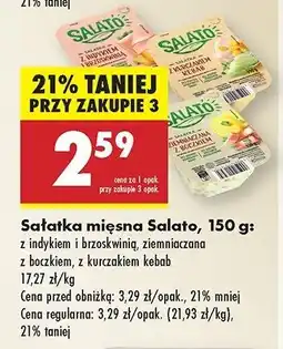Biedronka Sałatka z kurczakiem kebab Salato oferta