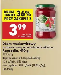 Biedronka Dżem truskawkowy Rapsodia oferta