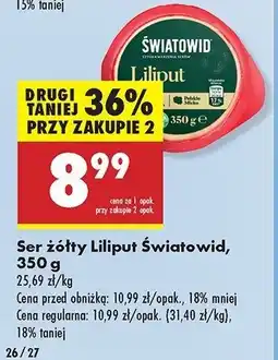 Biedronka Ser liliput Światowid oferta