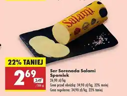 Biedronka Ser salami Serenada salami oferta