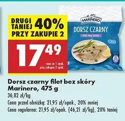 Biedronka Dorsz atlantycki filet bez skóry Marinero oferta