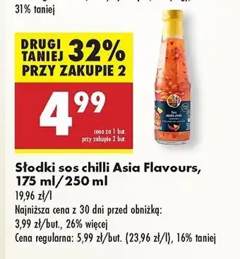 Biedronka Sos słodki chili Asia flavours oferta