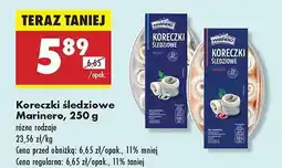 Biedronka Koreczki śledziowe w oleju Marinero oferta