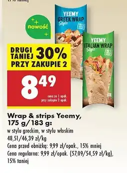 Biedronka Wrap w stylu włoskim Yeemy oferta