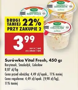 Biedronka Surówka colesław Vital fresh oferta