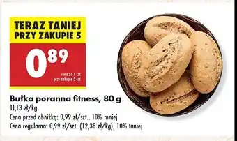 Biedronka Bułka poranna fitness oferta