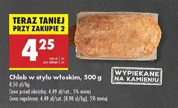 Biedronka Chleb w stylu włoskim oferta
