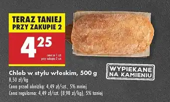 Biedronka Chleb w stylu włoskim oferta