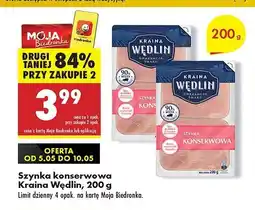 Biedronka Szynka konserwowa Kraina wędlin oferta