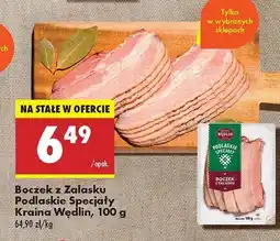 Biedronka Boczek z zalasku Kraina wędlin podlaskie specjały oferta