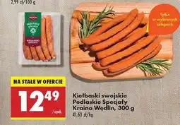 Biedronka Kiełbaski swojskie Kraina wędlin podlaskie specjały oferta